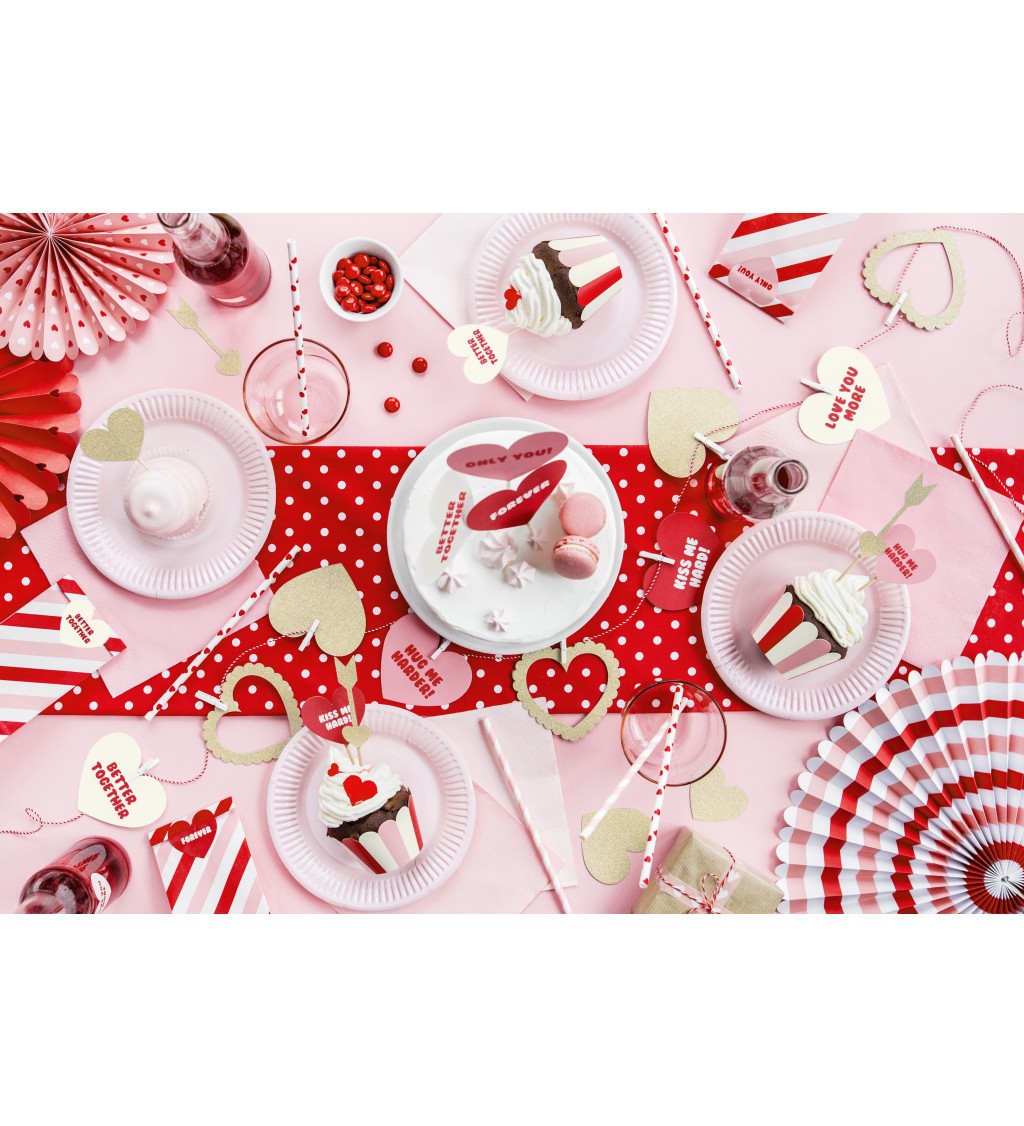 Cupcake napichovátka - zlaté srdce