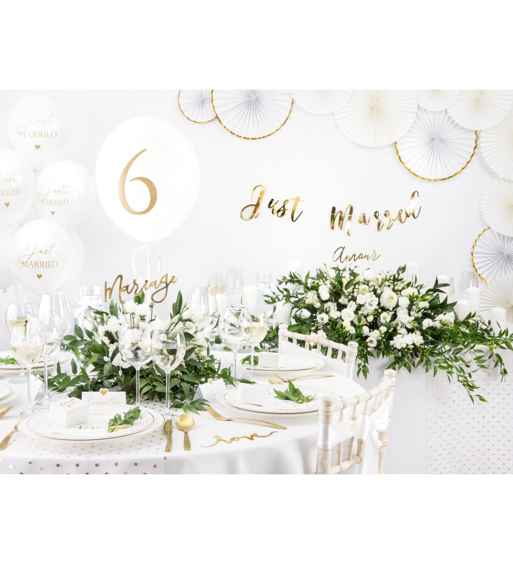 Okrúhly obrus - biely