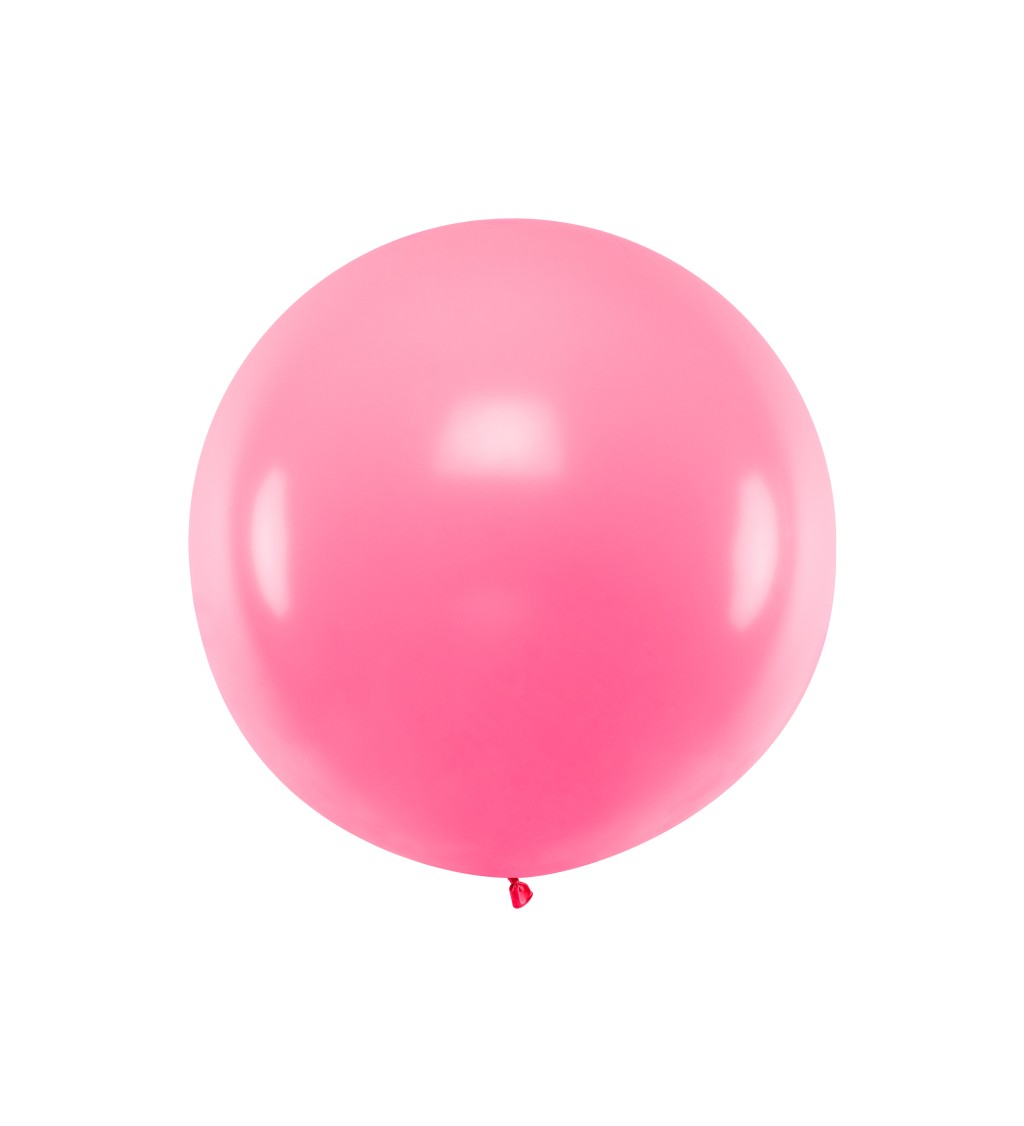 Obrovský latexový balón svetloružový 1m