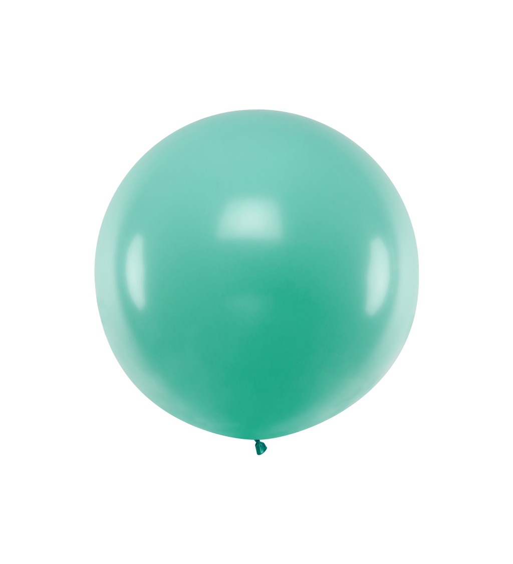 Obrovský balón - tyrkysovo zelený