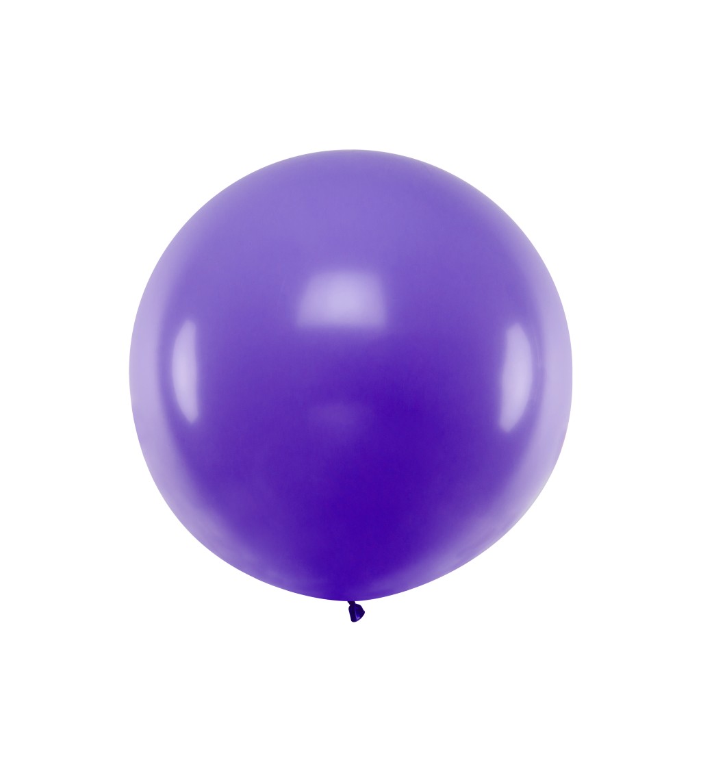 Obrovský latexový balón levandulovej farby 1m