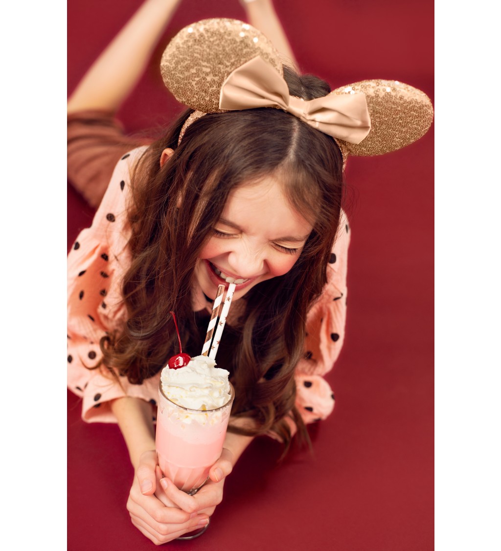 Trblietavá čelenka Minnie