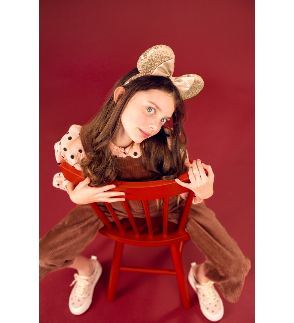 Trblietavá čelenka Minnie