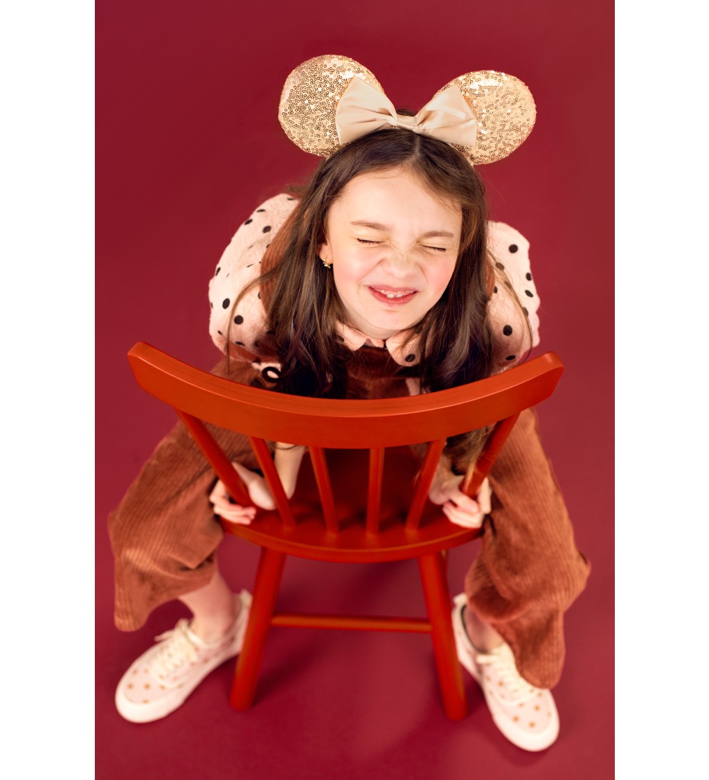 Trblietavá čelenka Minnie