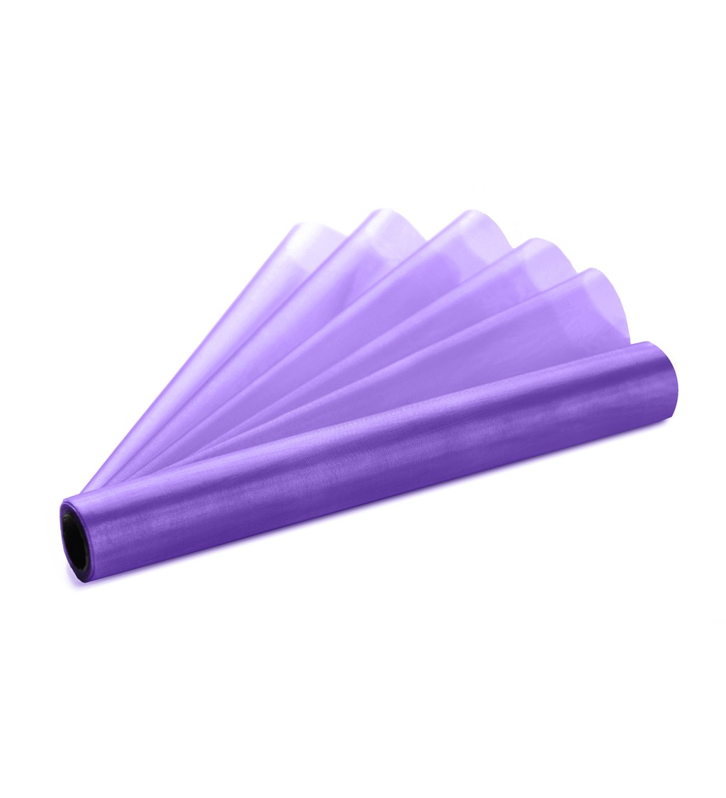 Dekoratívna organza (0,16 m) - lila