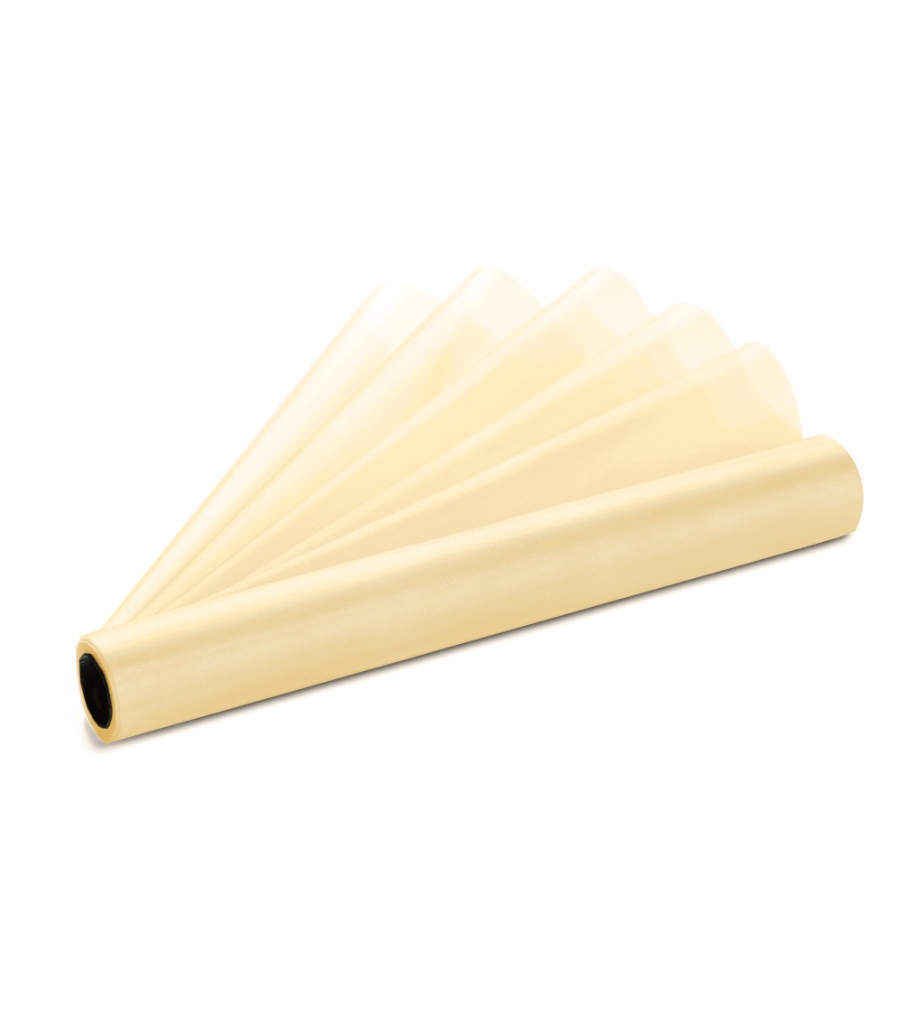 Dekoratívna organza (0,16 m) - krémová