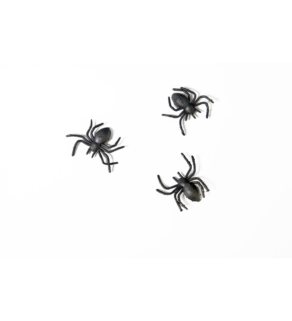 Pavúči - dekorácia na Halloween, 10 ks