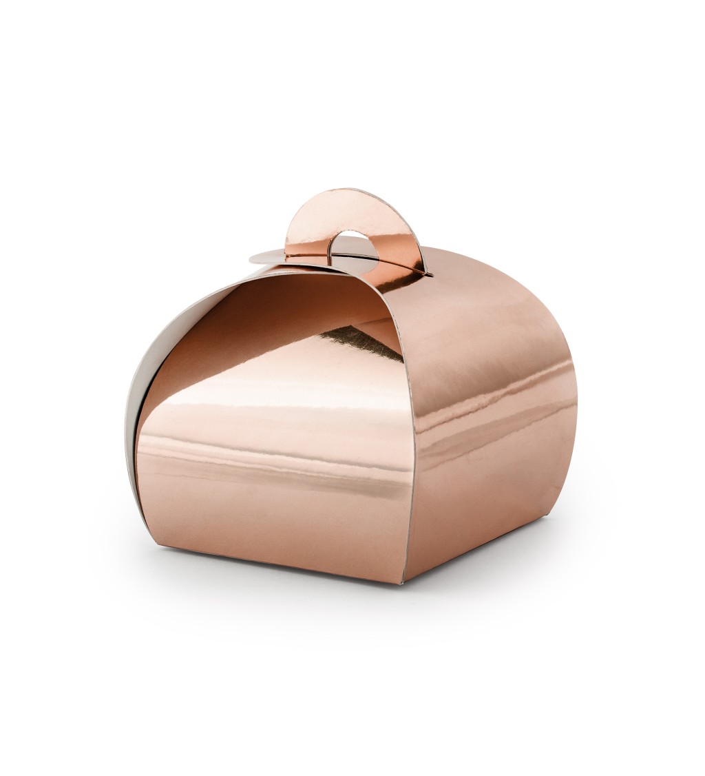 Krabička na svadbu - rose gold