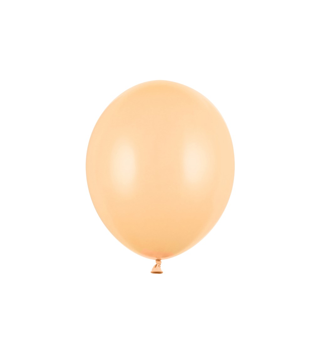 Latexové balóniky strong pastelové broskyňové 30 cm 10 ks