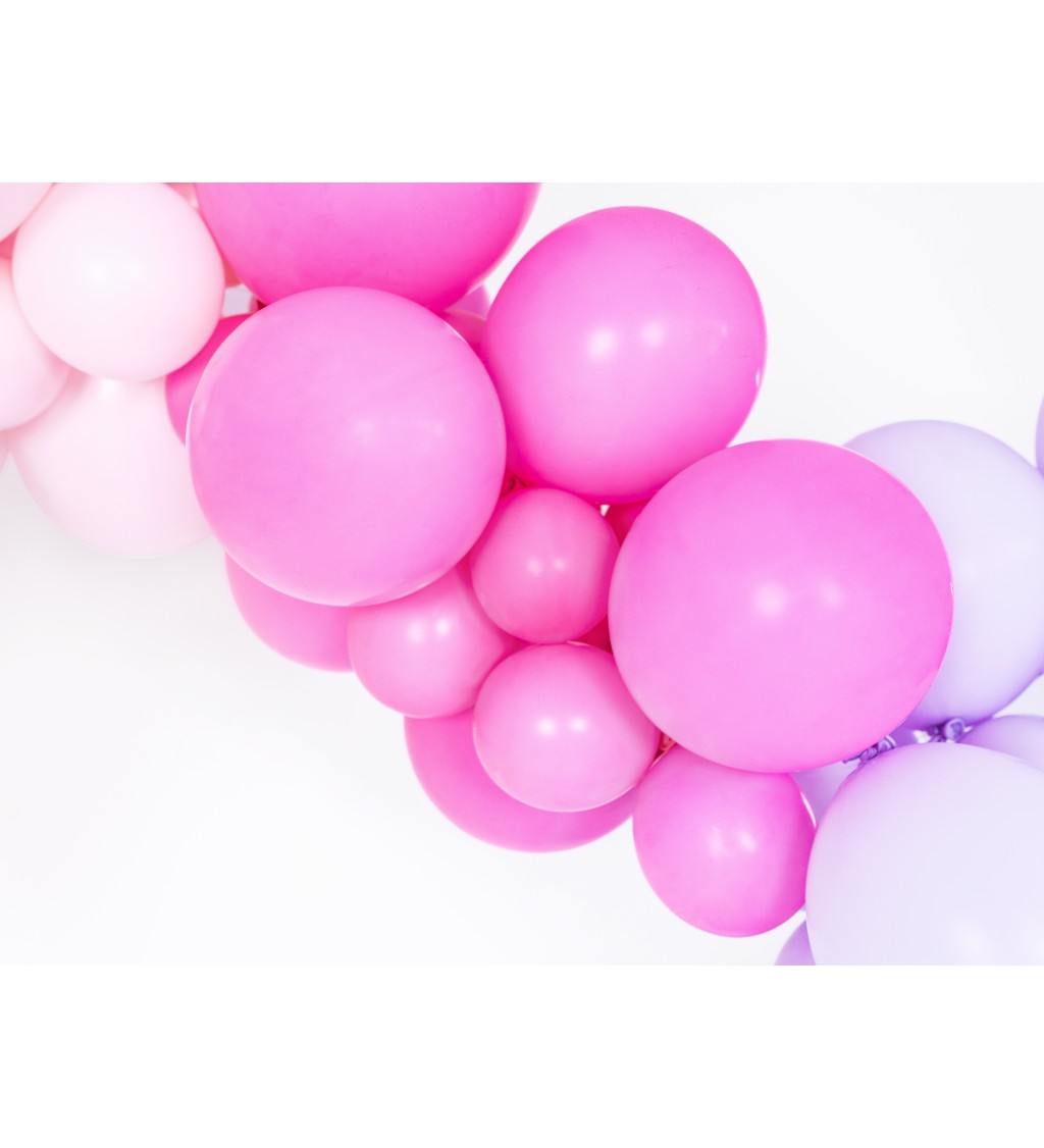 Latexové balóniky strong pastelové fuchsiové 10 ks
