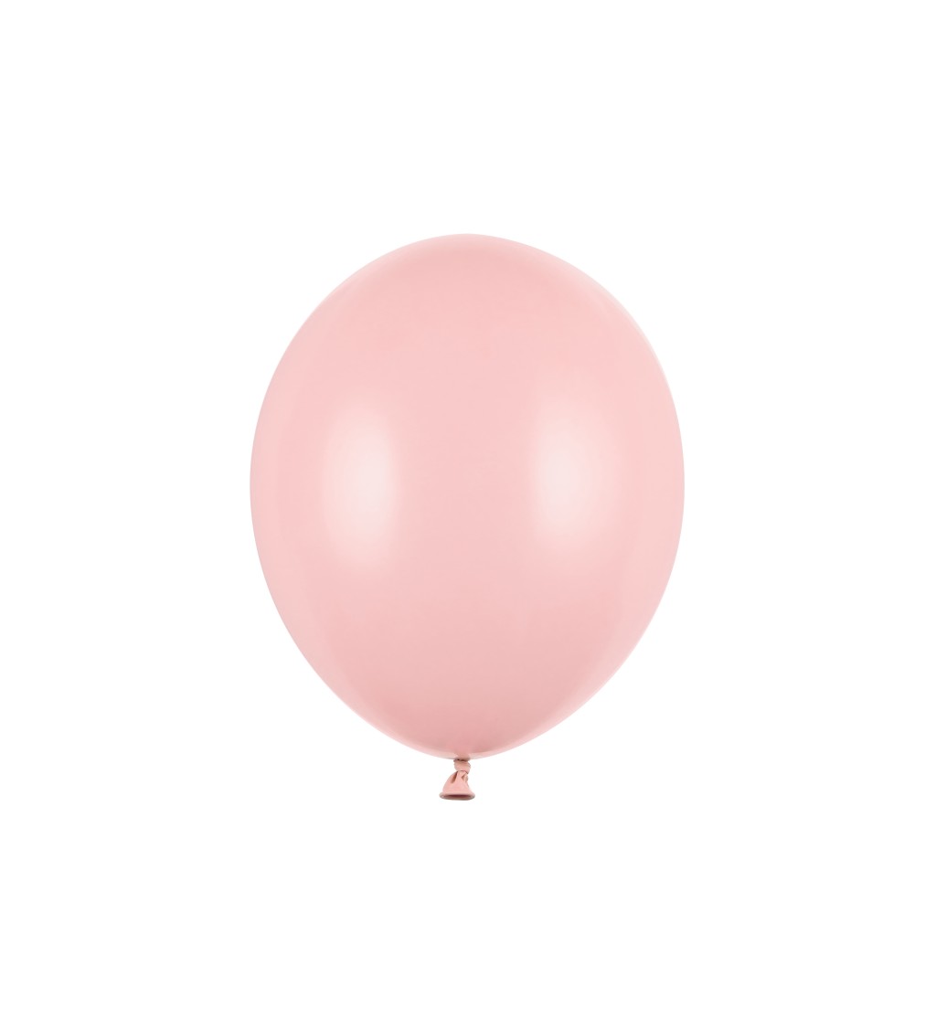 Latexové balóniky strong pastelové baby pink 10 ks