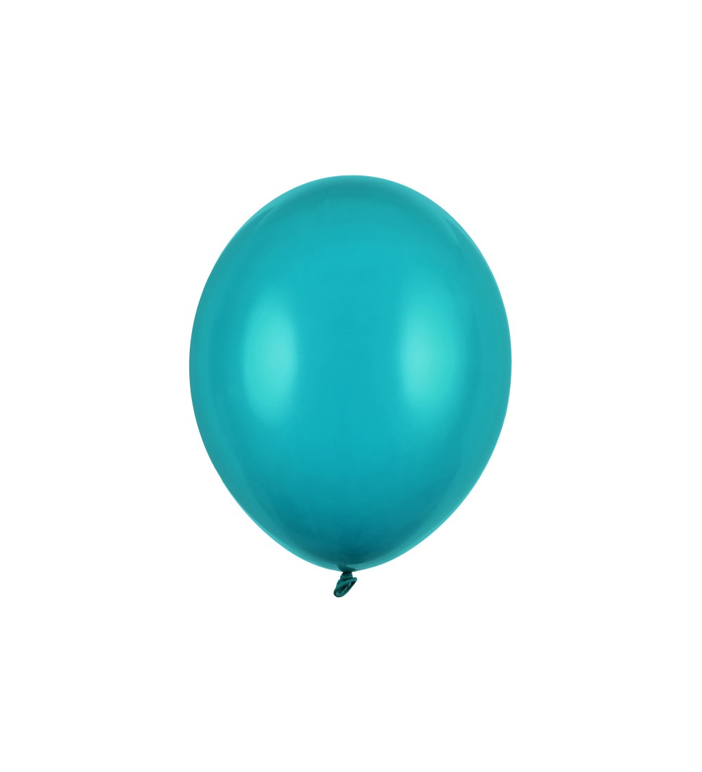 Latexové balóniky strong pastelové tyrkysové 30 cm 10 ks