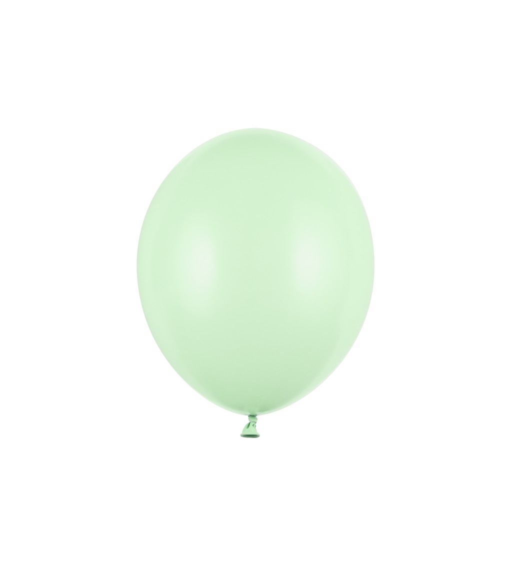 Latexové balóniky strong pastelové pistáciové 30 cm 10 ks