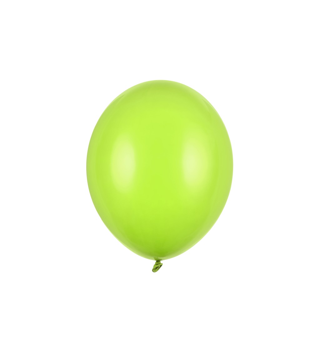 Latexové balóniky strong pastelové svetlozelené 30 cm 10 ks