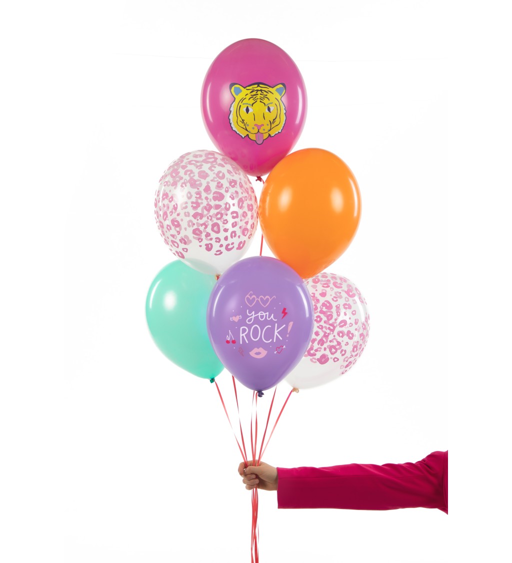 Latexová sada Strong pastelová tiger 6 ks
