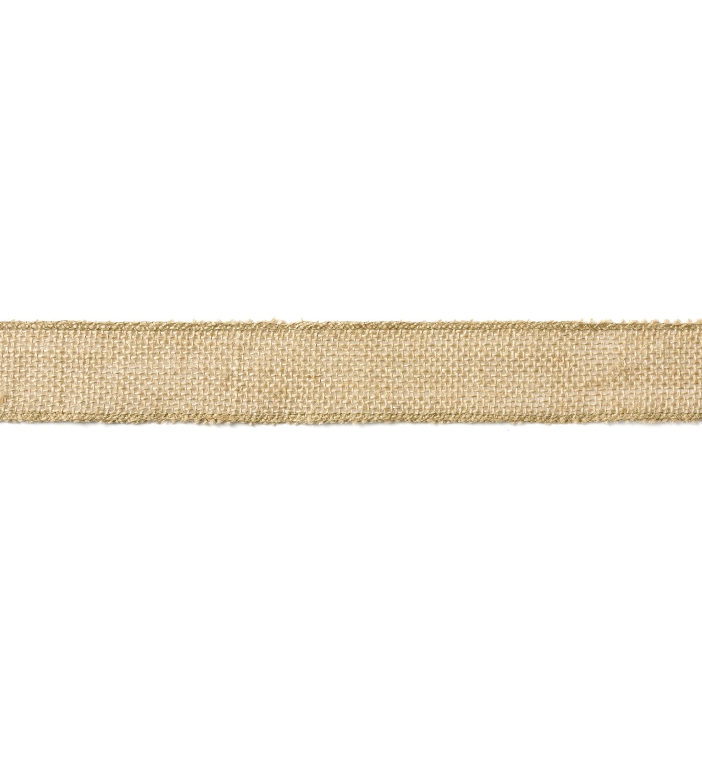 Svadobná stuha - juta, 4 cm