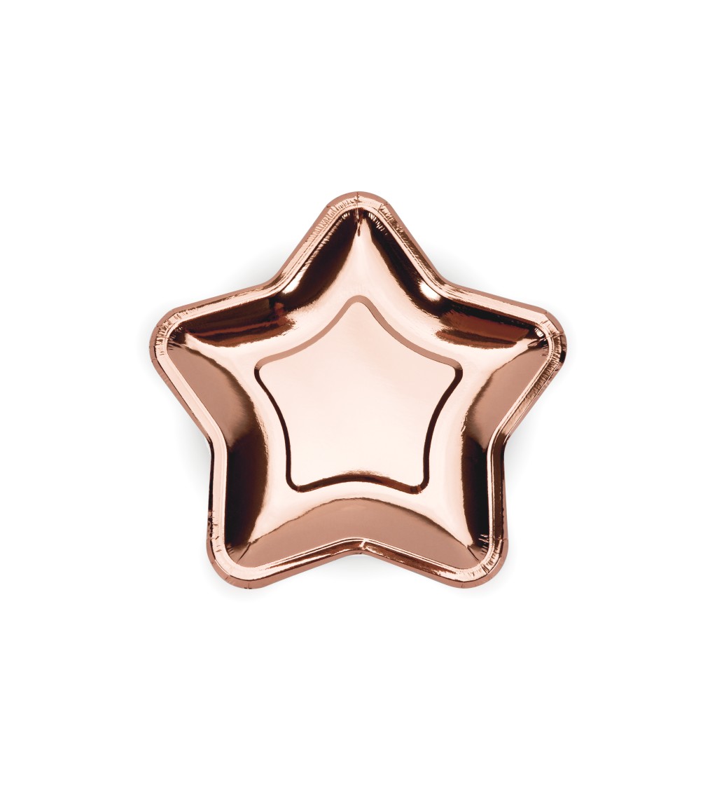 Tanieriky - rose gold hviezda