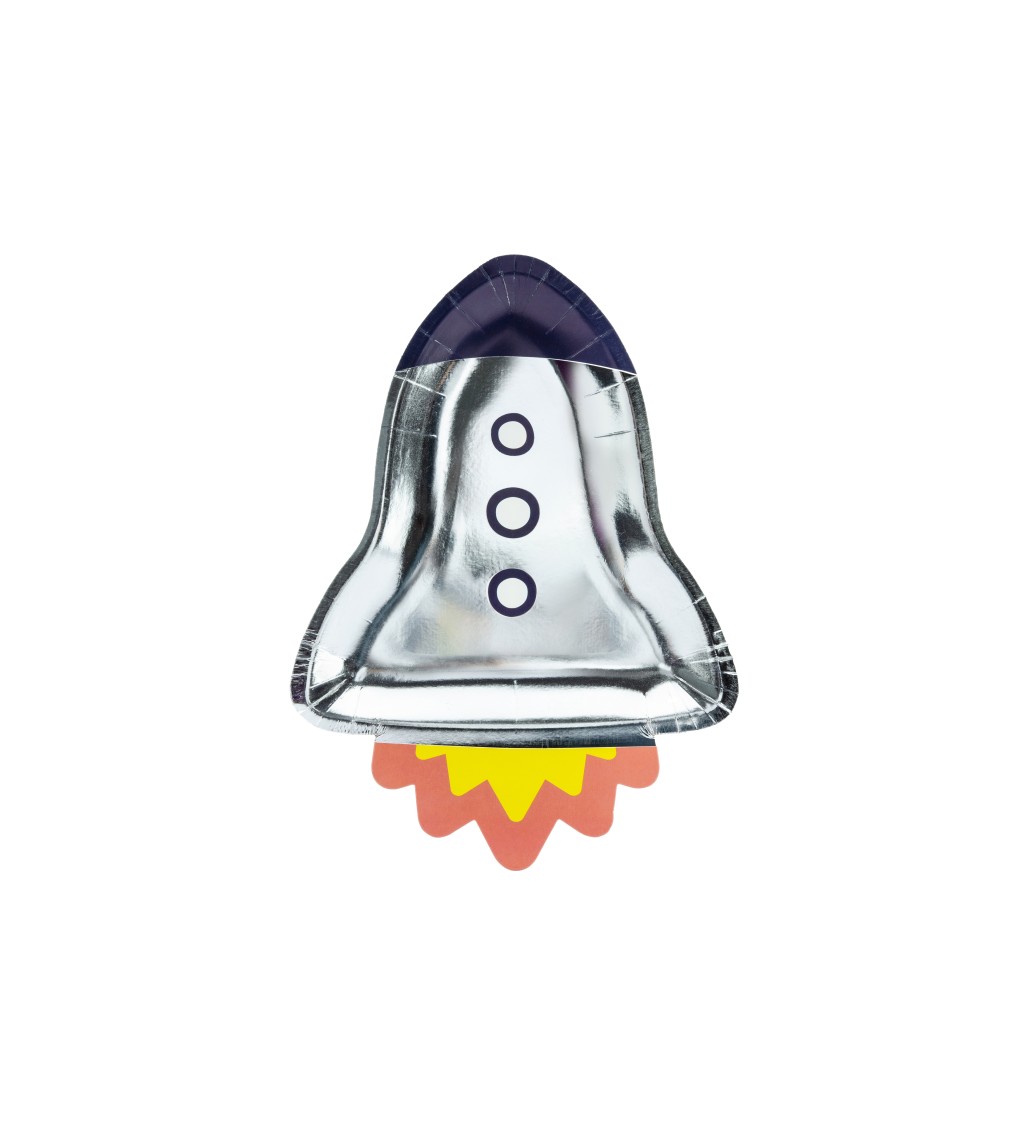 Strieborné raketové tanieriky