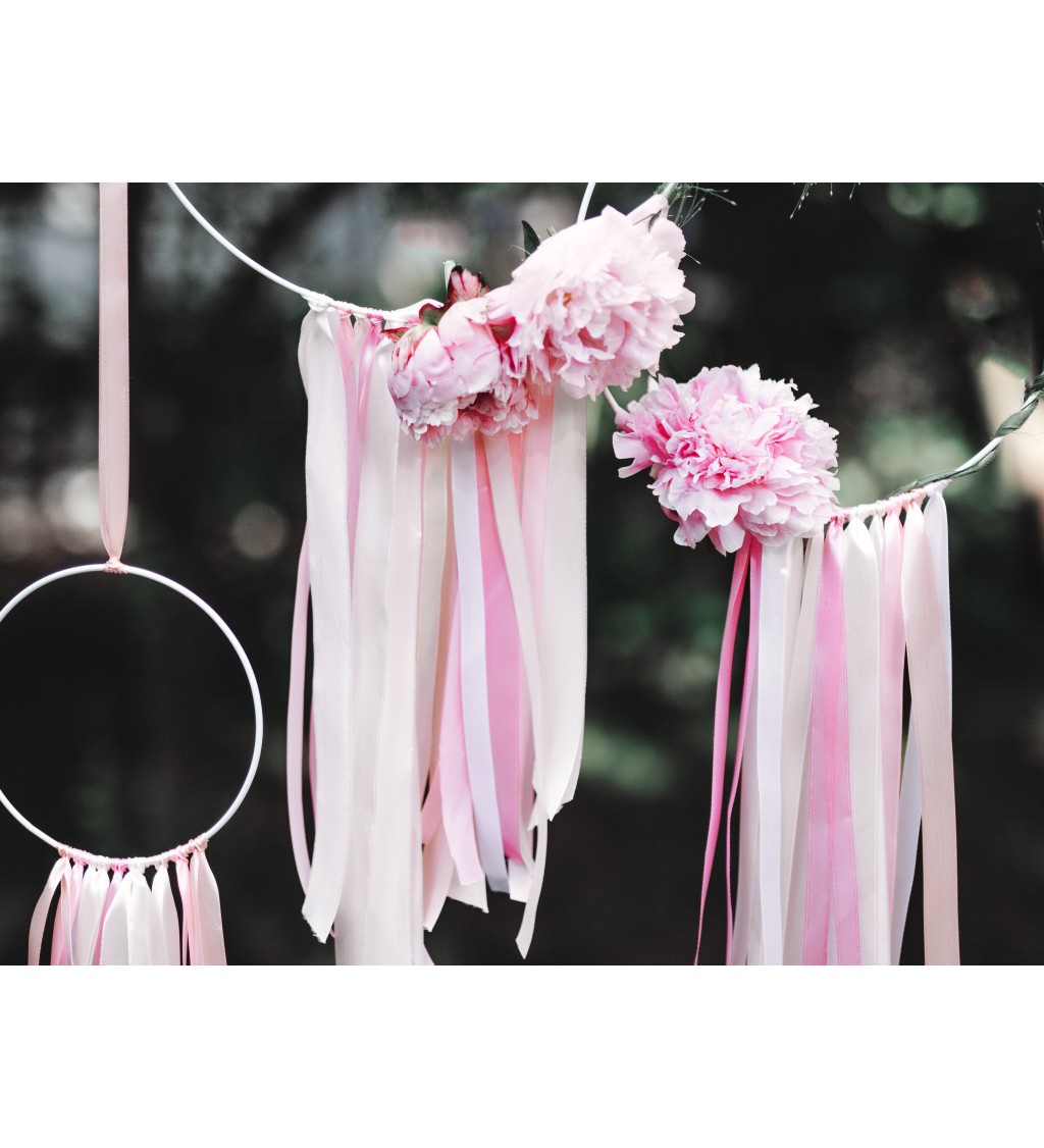 Saténová stuha 6 mm svetlo krémová