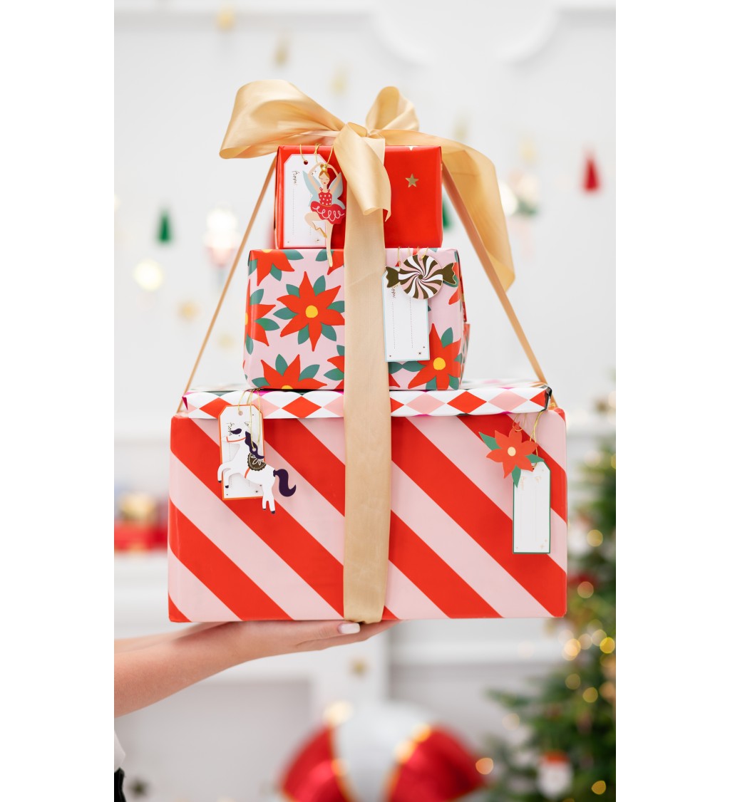 Visačky na darčeky - Santa