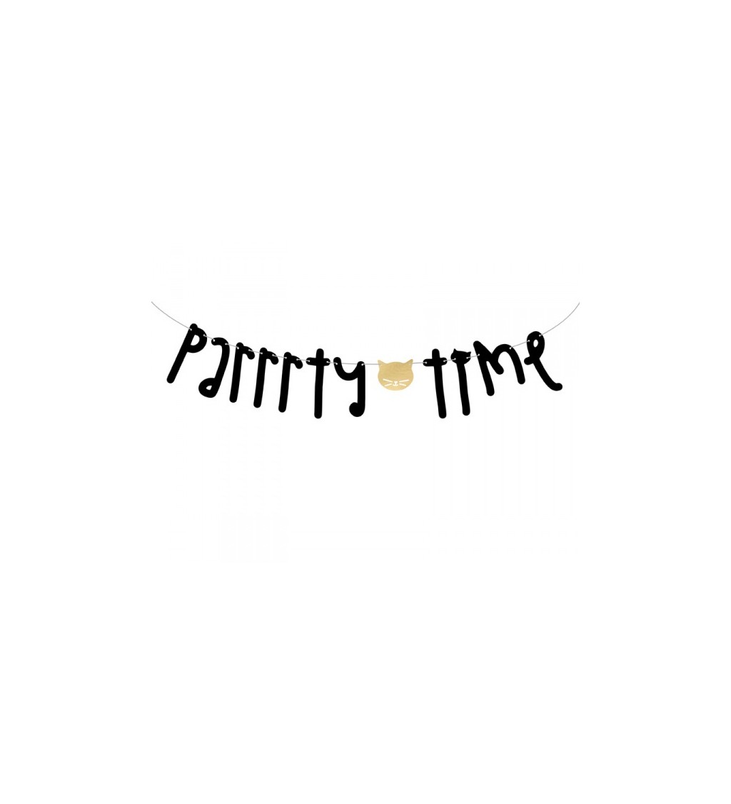 Mačacia girlanda - Parrrty Čas