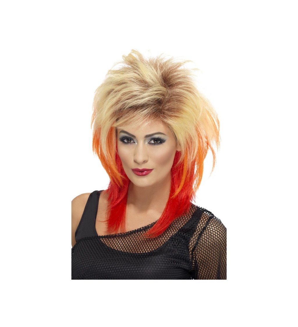 Dámská parochňa blond-červená