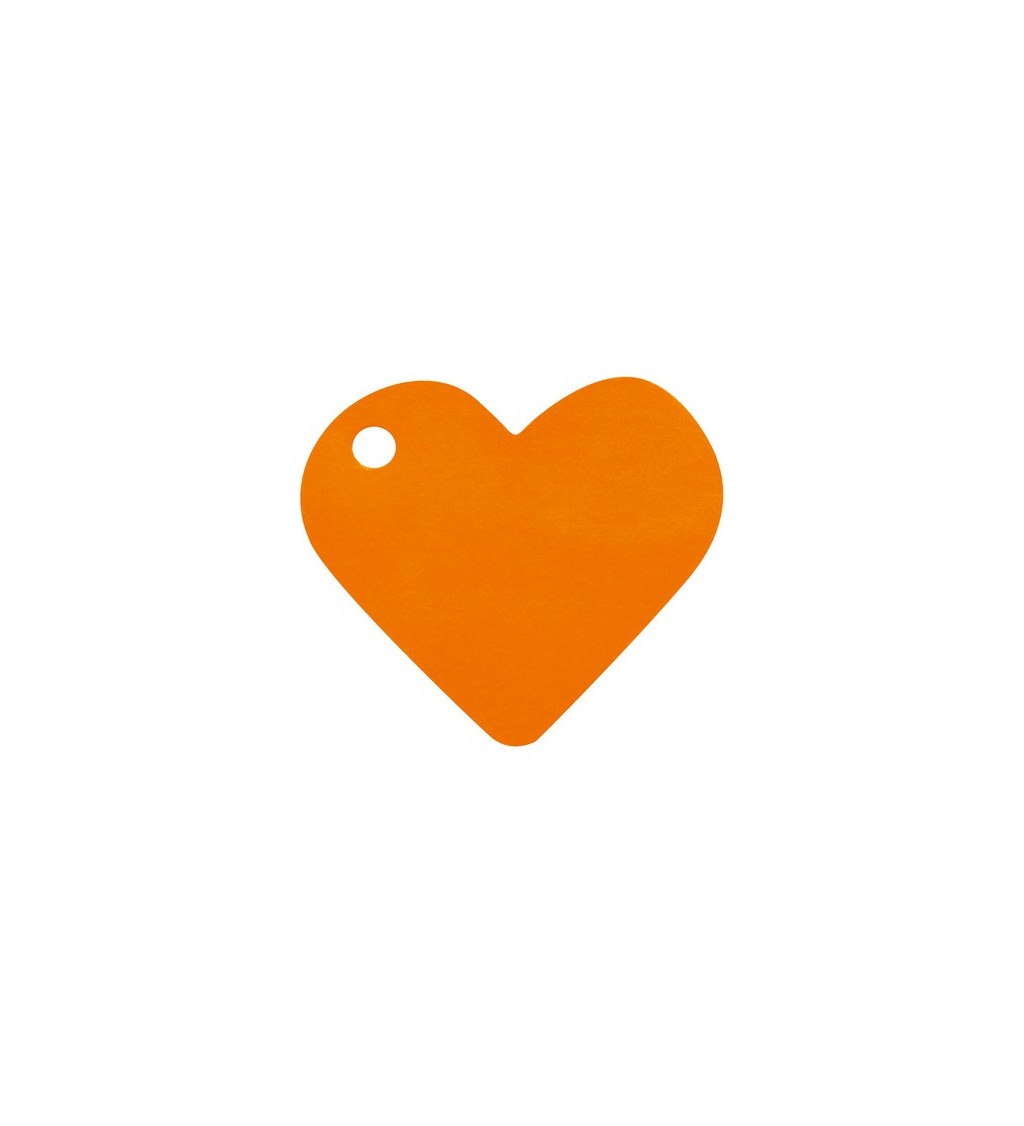 Srdiečková menovka oranžová