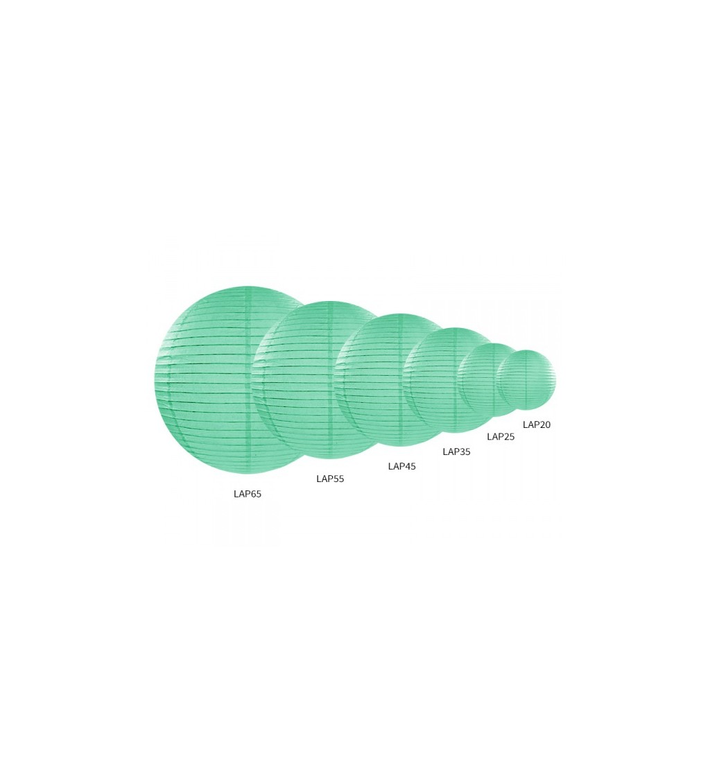 Mätový lampión - guľa 65 cm