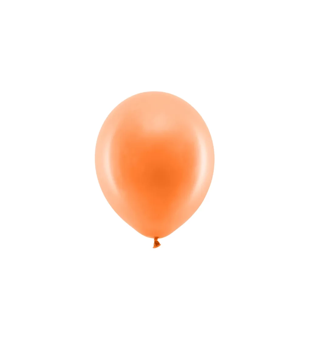 Latexové balóniky pastelové svetlo oranžové 30 cm 10 ks