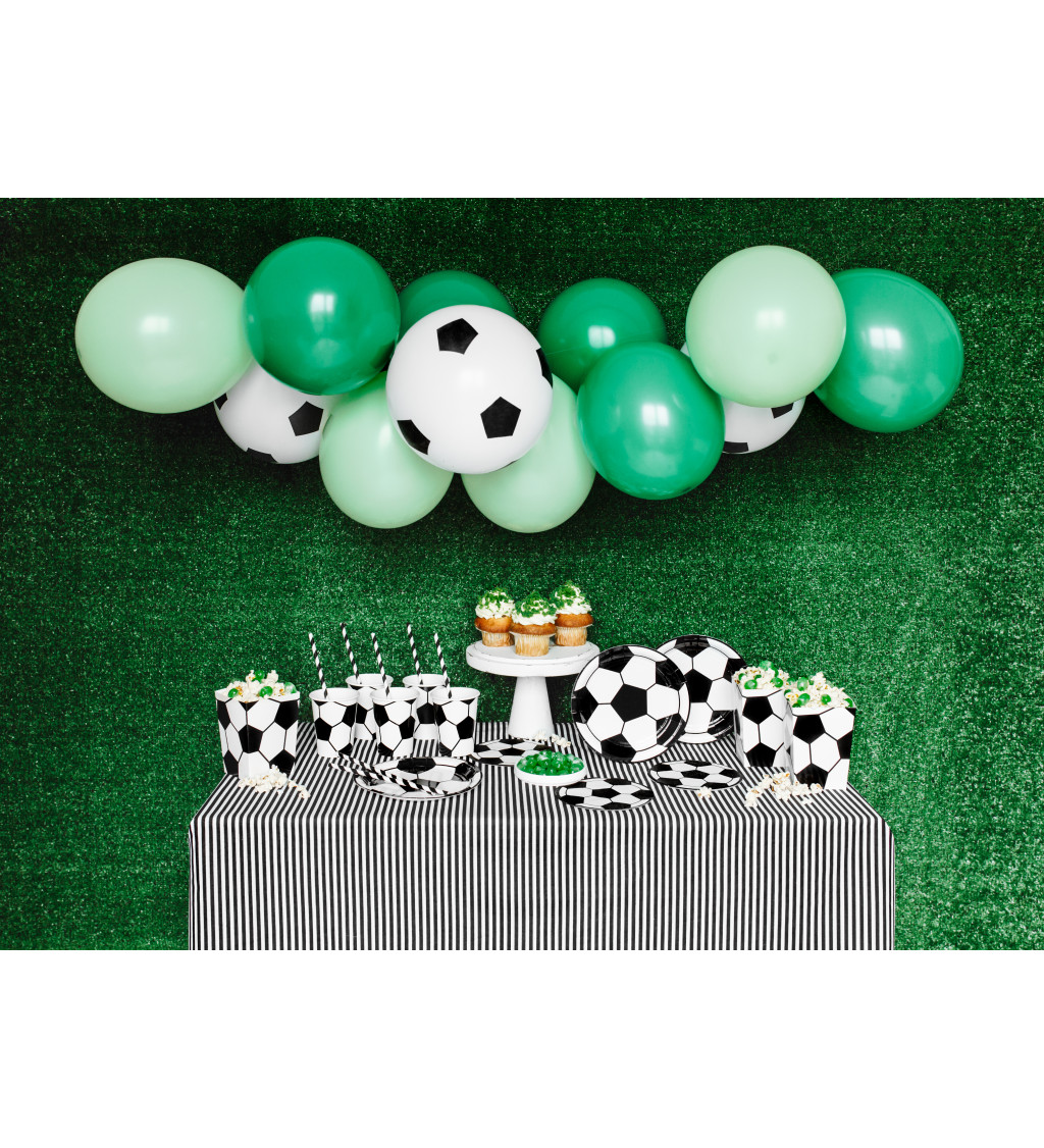 Latexové balóniky strong pastelové futbalové 6 ks