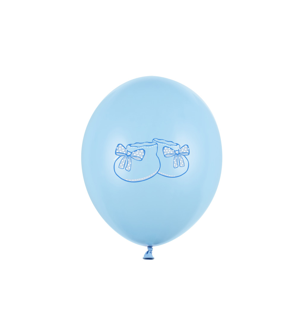 Latexové balóniky strong pastelové baby boy 6 ks