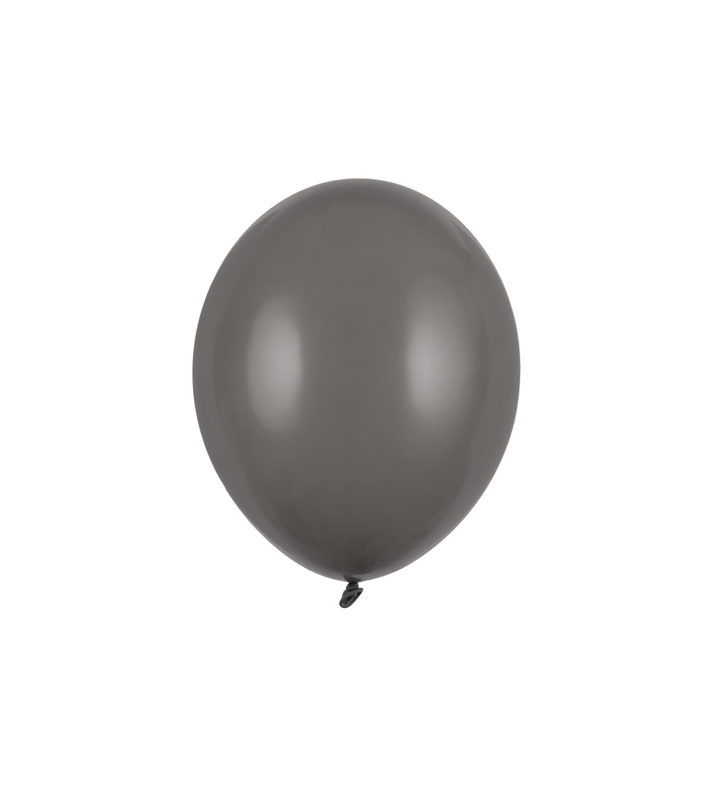 Latexové balóniky strong pastelovo sivé 30 cm 100 ks