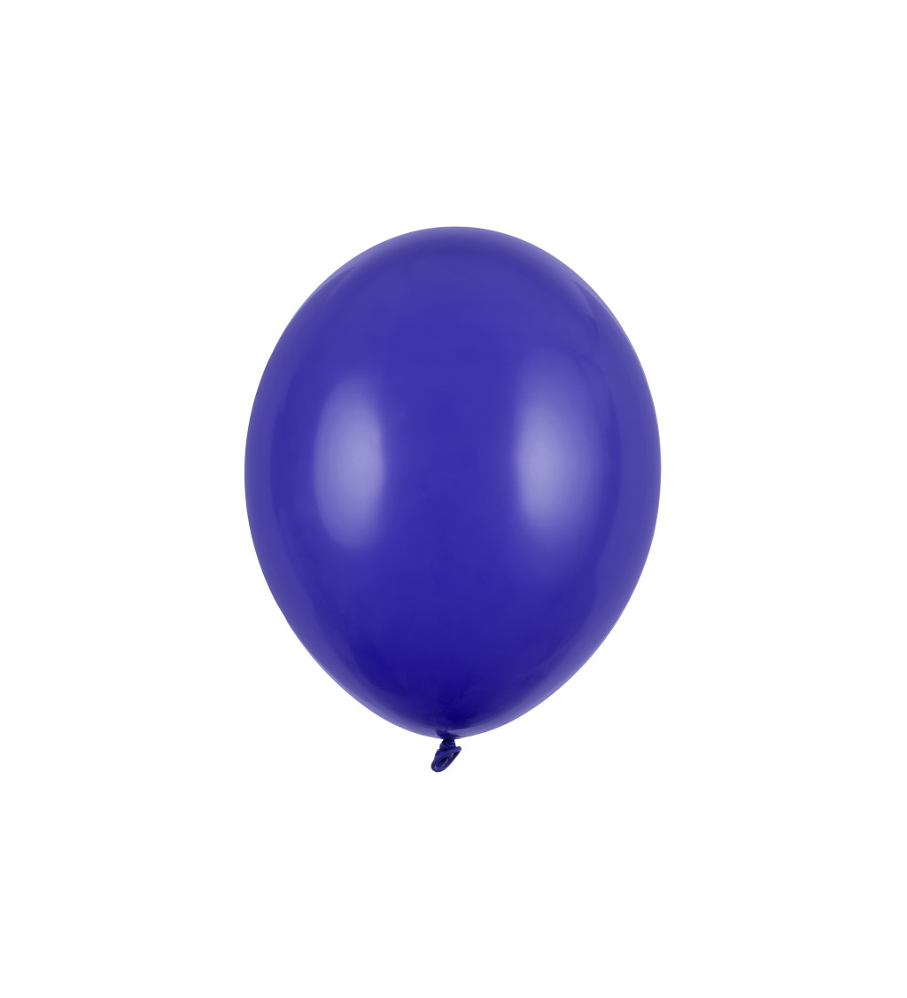 Latexové balóniky strong pastelové tmavomodré 30 cm 10 ks