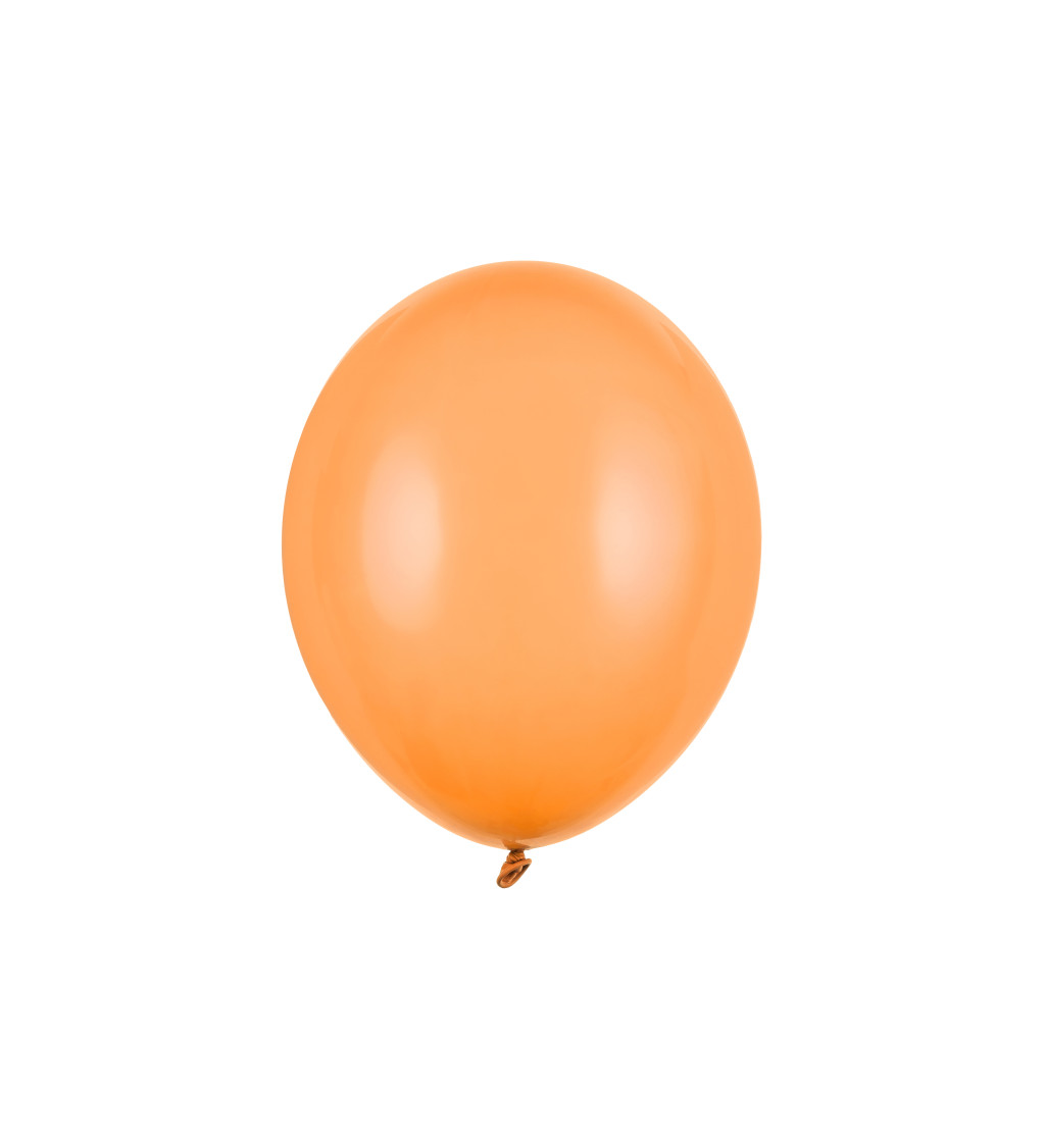Latexové balónky strong pastelové oranžové 30 cm 10 ks