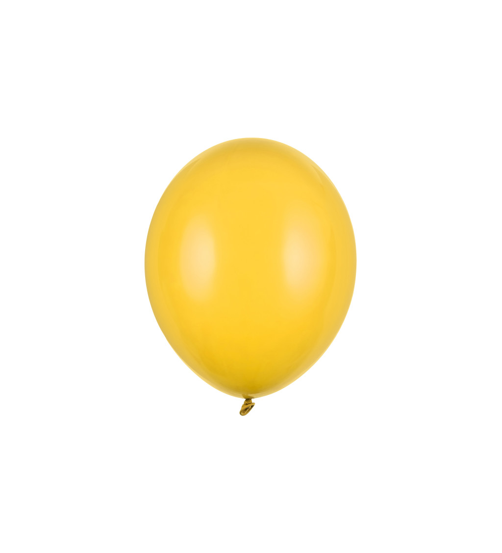 Latexové balóniky 27 cm tmavo žlté, 10 ks