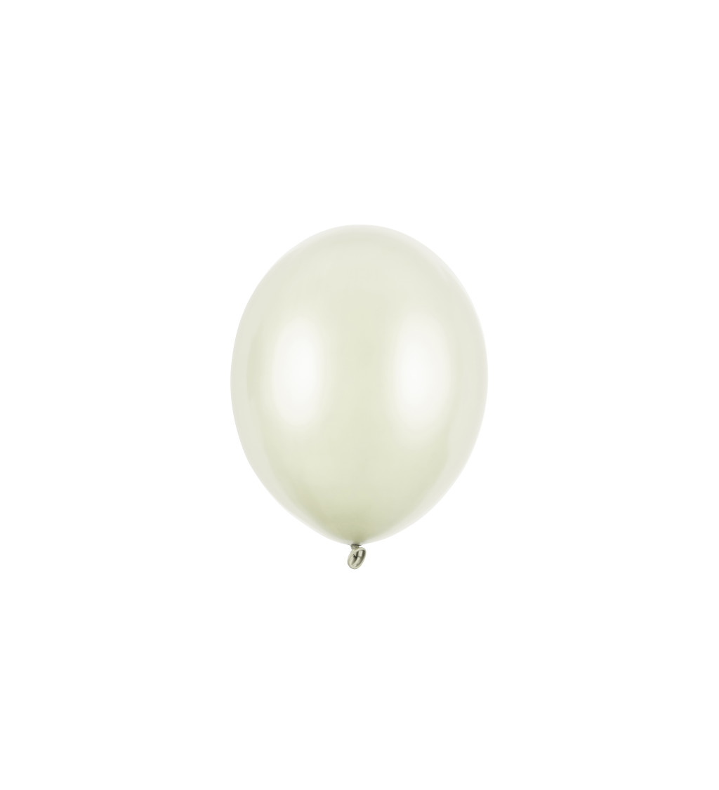 Latexové balóniky 12 cm krémové, 100 ks