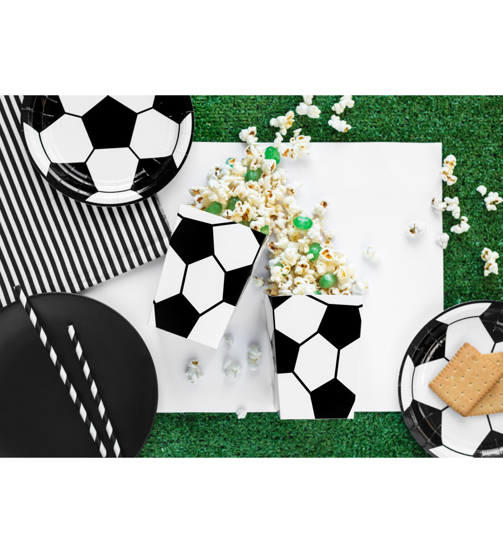 Krabička na popcorn - futbal