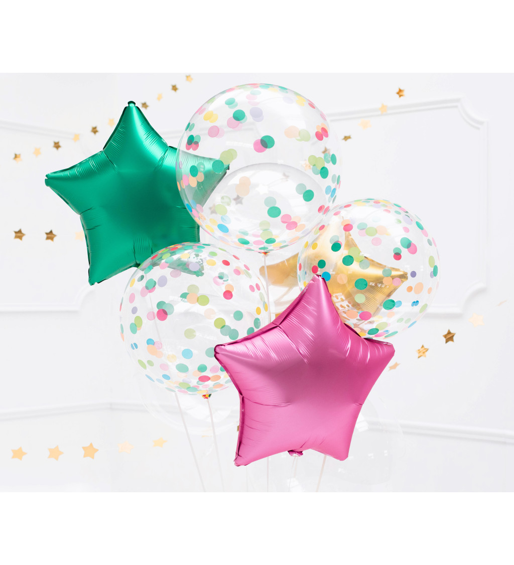 Fóliový balónik s konfetami
