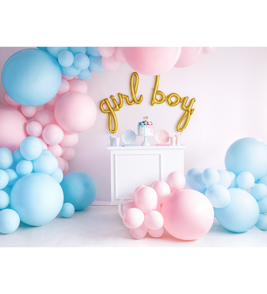 Obrovský latexový balón svetloružový 1m