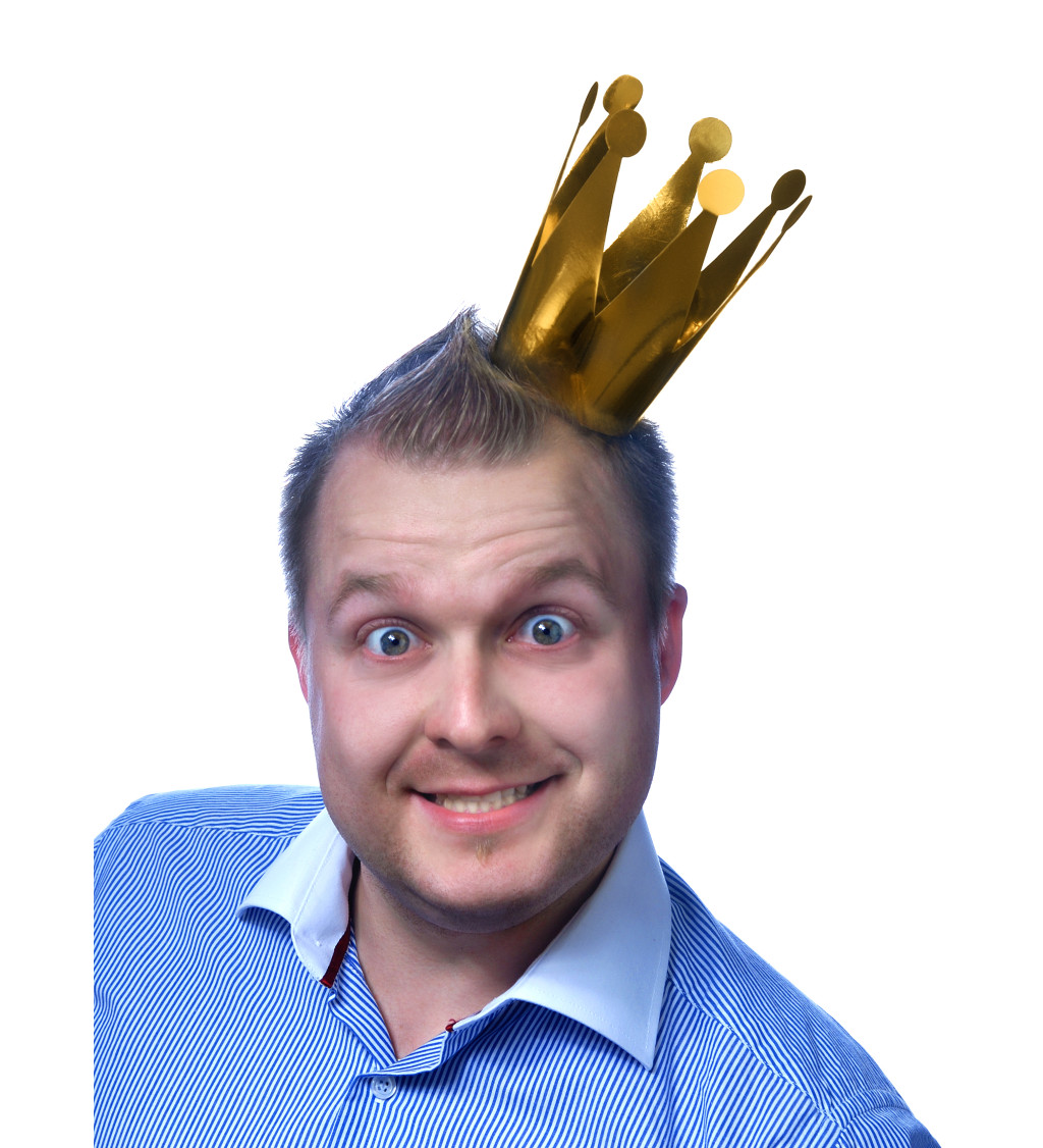 Zlatá korunka papierová