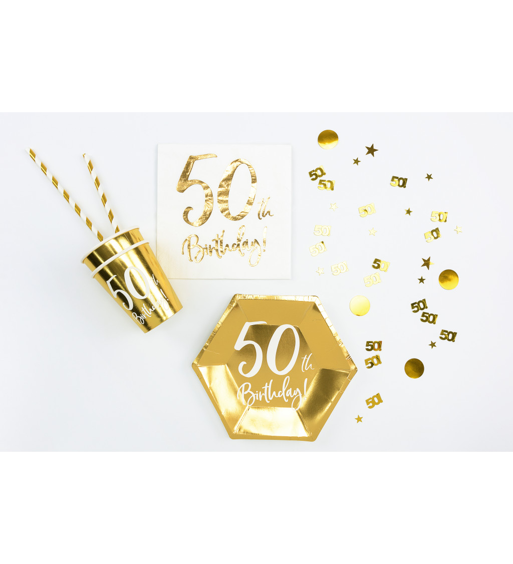 Konfety so vzorom 50 rokov