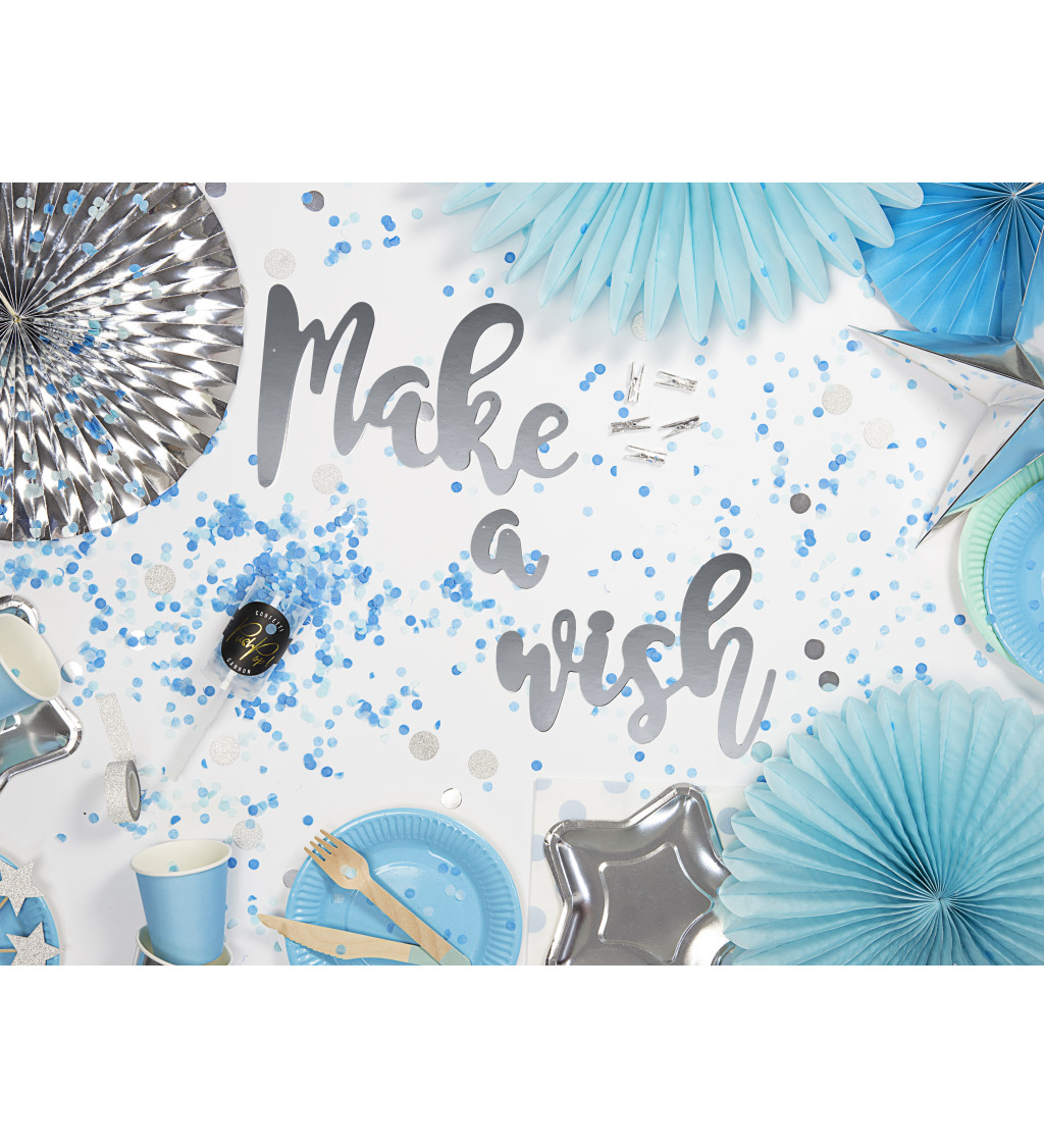 Papierová strieborná hviezda