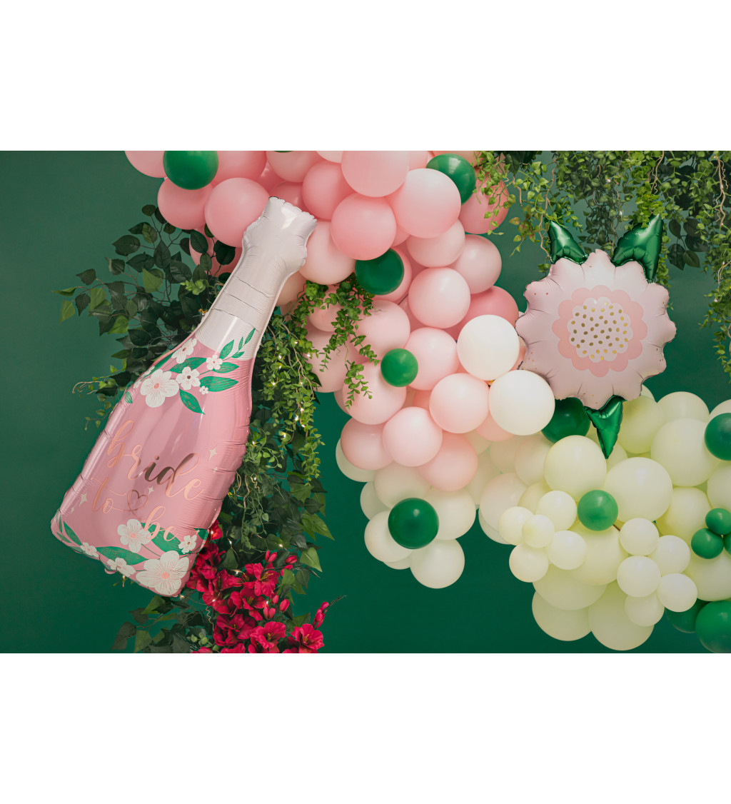 Fóliový balón fľaša - bride to be