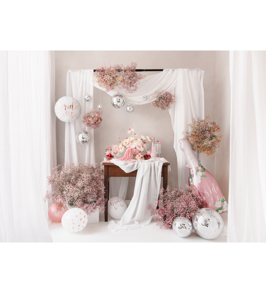 Fóliový balón fľaša - bride to be