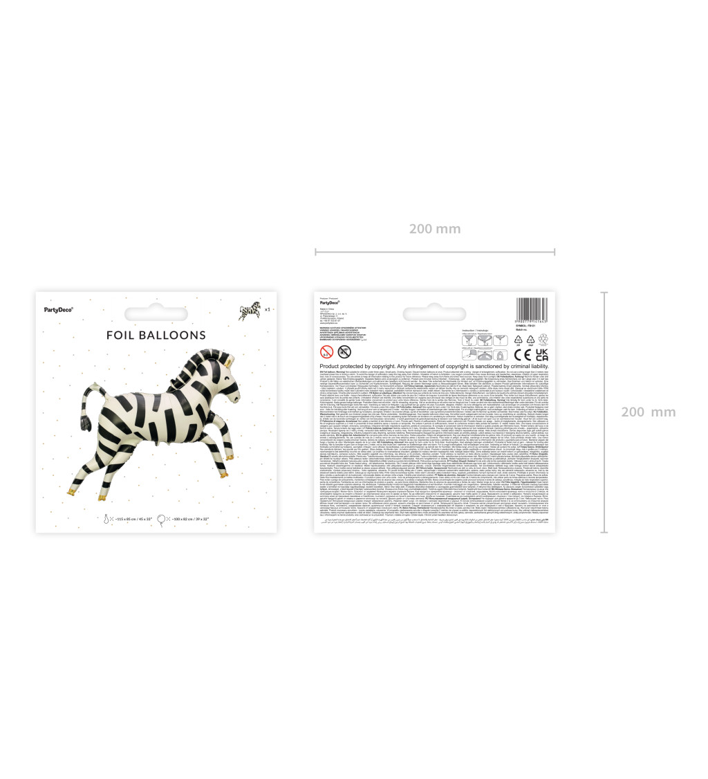 Balón zebra