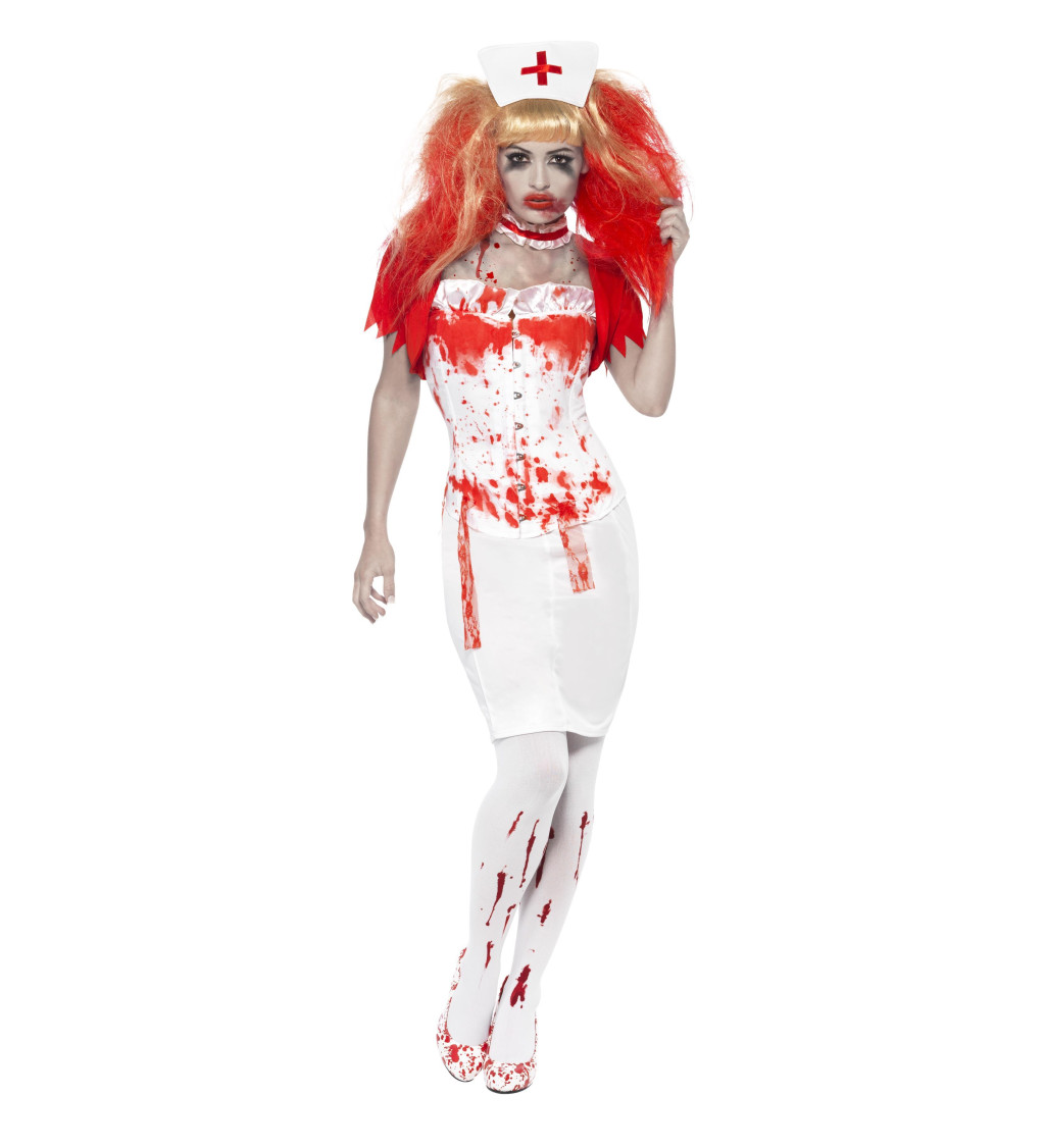 Dámsky kostým pre Halloween - zombie sestra