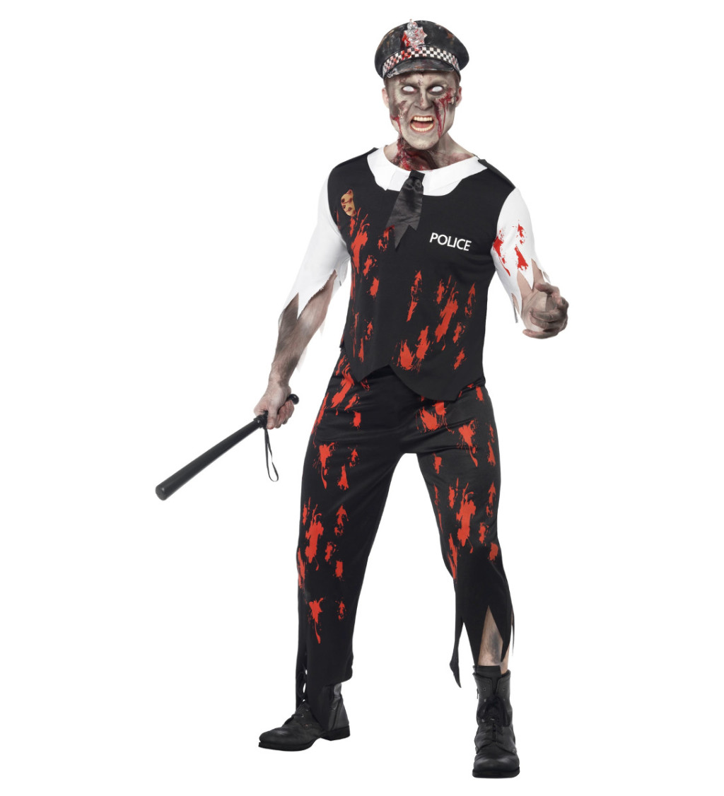 Halloweenský kostým Zombie policajt