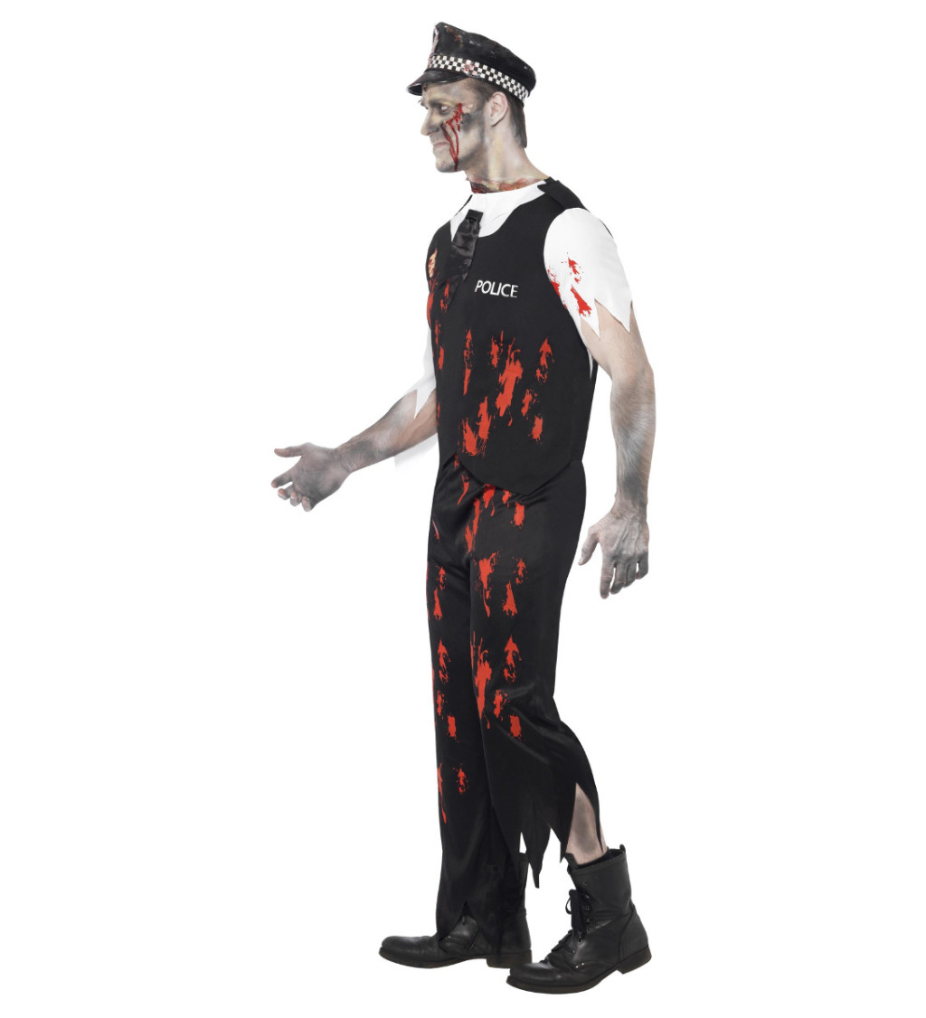 Halloweenský kostým Zombie policajt
