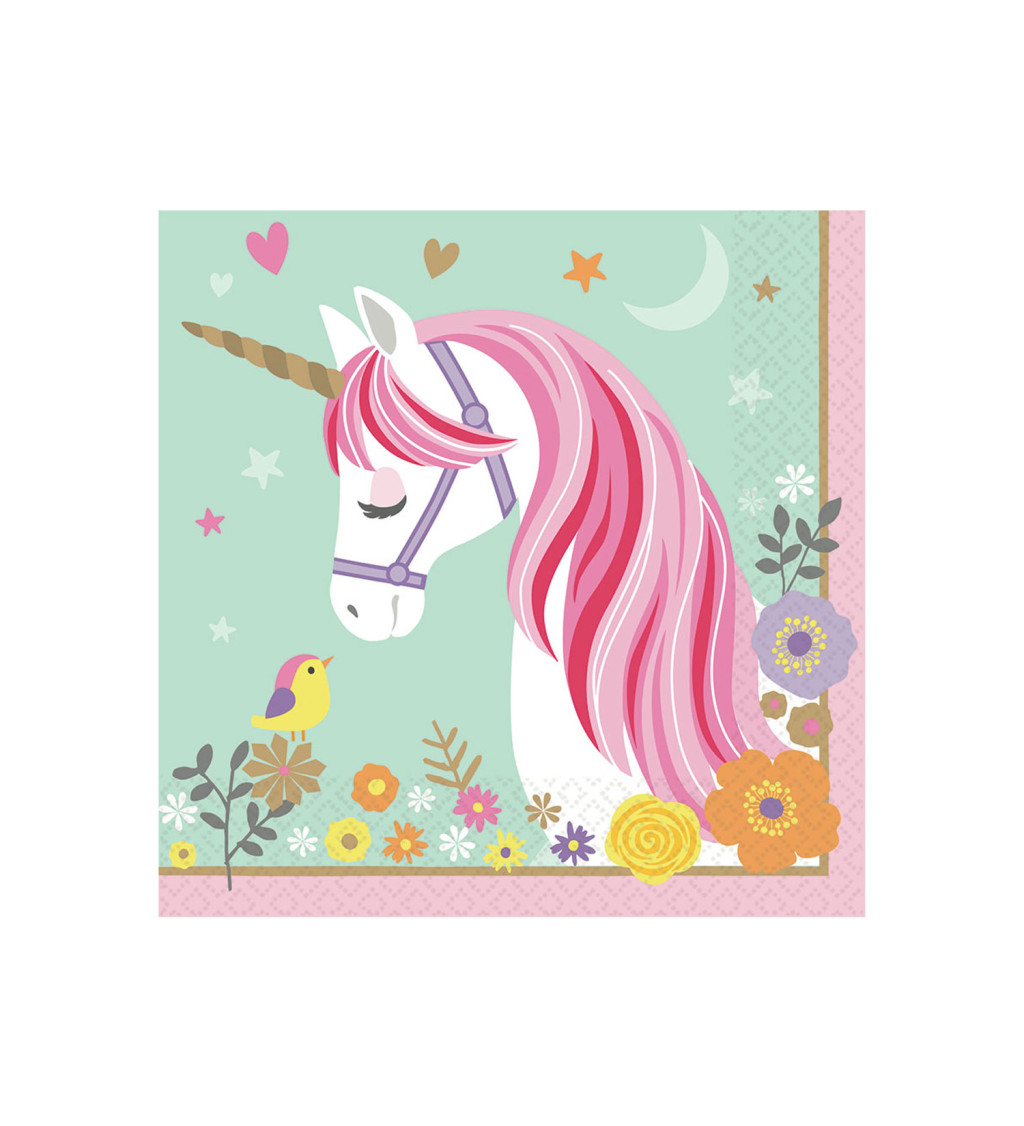 Servítky Jednorožec