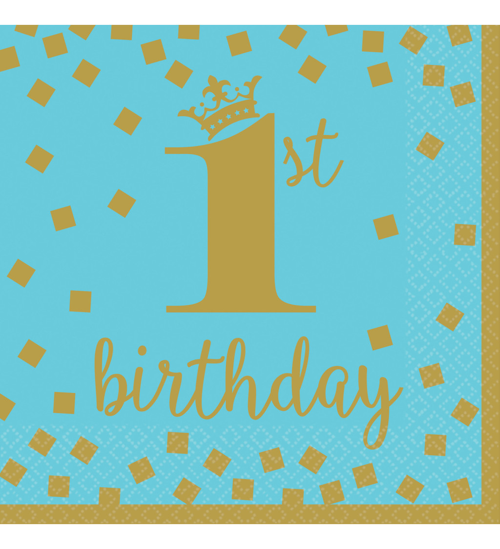 Modré obrúsky 1 rok